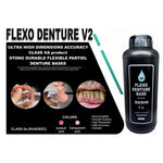 3D Resin Senertek Flexo Denture Base Pink Clear 1kg - Neo Dens