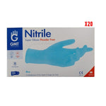 Gloves Nitrile GMT PF Blue M a100 x20 - Neo Dens